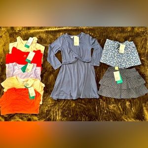 New with tags H&M toddler girls summer tops and bottoms. Bonus dress!